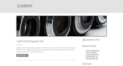 Desktop Screenshot of clemente.com